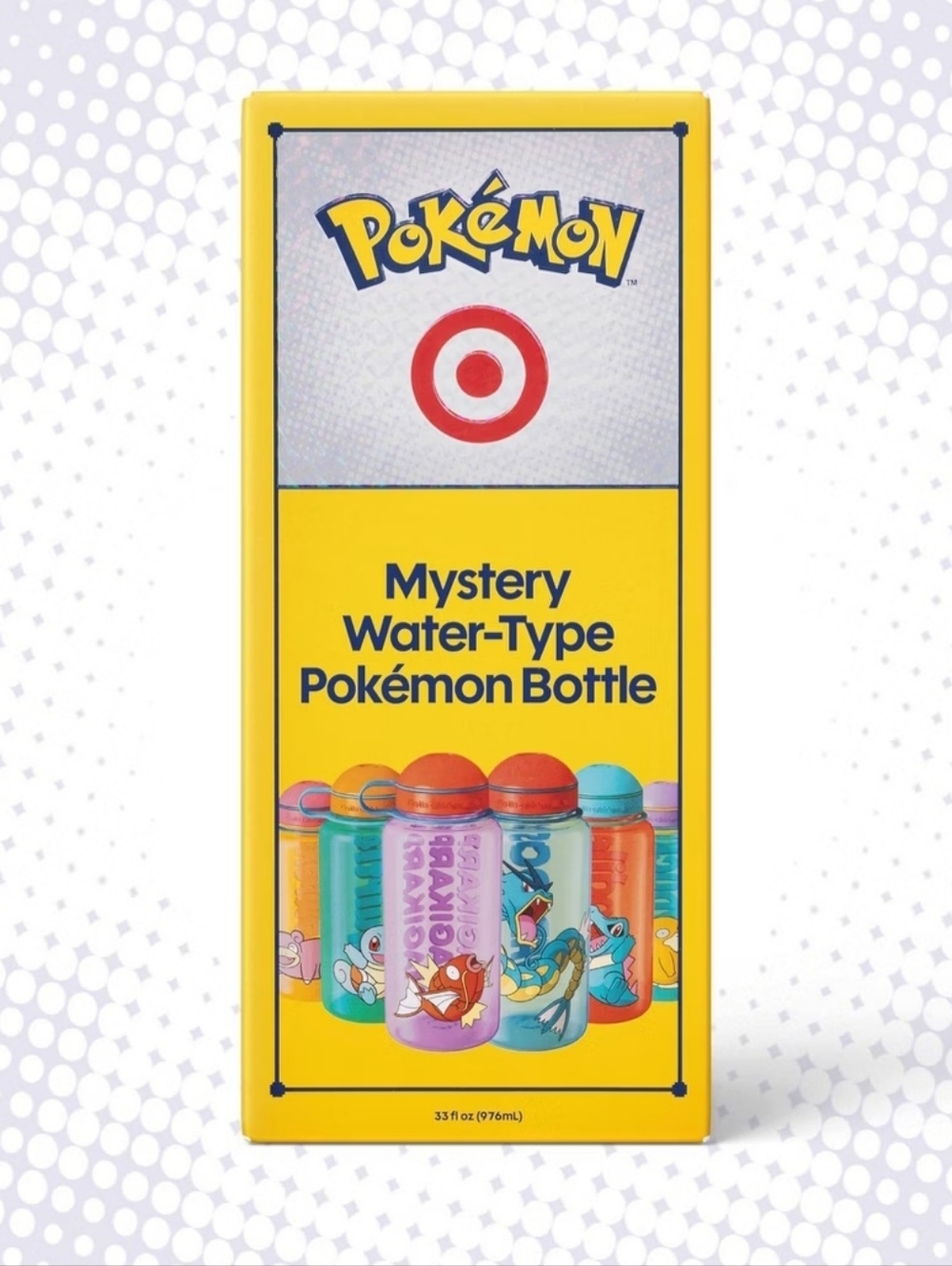 NIB Target X Pokemon Mystery Water Bottle 33oz